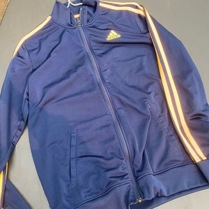 Adidas teen track jacket / size L